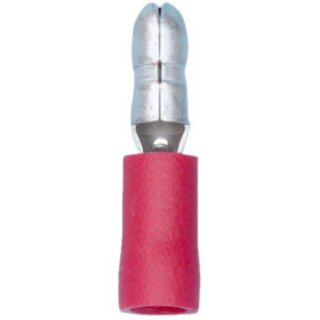 Kabelschuh Steckverbinder Rundstecker 4mm Verbindung Kabel Elektrik Crimpkabelschuh für Simson KR51 S50 SR50 für MZ ETZ TS 150 250 Zündapp DKW