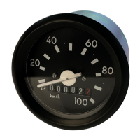 MMB Tachometer 100km/h 60mm schwarz ohne Kontrollleuchte...