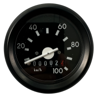 MMB Tachometer 100km/h 60mm schwarz ohne Kontrollleuchte...