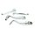 Set Handhebel Griffe Kickstarter Schalthebel verchromt pas. f. Simson S51 S70 S53 S83 klappbar