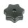Sterngriff Sterngriffmutter schwarz flach M6 Haube Motor Abdeckung für Simson Schwalbe KR51 SR50 SR80 Spatz Star Sperber Habicht MZ ES TS 125 150 175 250