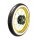 Komplettrad Nabe schwarz IRC Weißwandreifen, Speichen chrom für Simson Schwalbe S50 S51 S53 S83 Sperber Star Habicht Spatz Duo