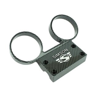 Simson Armaturenträger Brille carbon alu Tachometer DZM S50 S51 S53 S70 S83