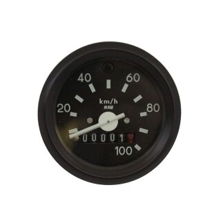 100 km/h Tachometer schwarz für Simson S51 S50 S60 S70  S53 inkl. Fassungen + Lampen MMB Made in Germany
