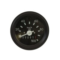 100 km/h Tachometer schwarz für Simson S51 S50 S60 S70  S53 inkl. Fassungen + Lampen