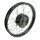 Felge schwarz, Nabe schwarz Speichen chrom für Simson S51 S50 S53 Spatz Star Star Sperber Habicht KR51 Schwalbe Duo