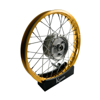 Speichenrad Felge 1,50x16 gold eloxiert für Simson...