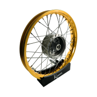 Speichenrad Felge 1,50x16 gold eloxiert für Simson...