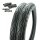 2 Reifen mit Felgenband und Schläuchen für Simson S51 S50 S53 S83 Sperber Spatz Habicht Star VeeRubber VRM099 Slick Rennreifen