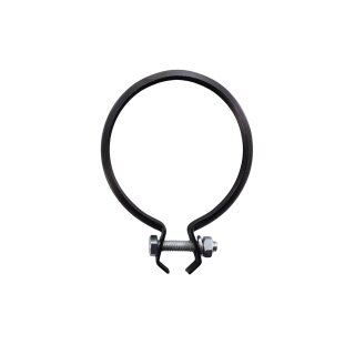 Auspuff Schelle hinten schmal schwarz für Simson S51 KR51 Schwalbe Star Habicht Duo SR50 S53 SR80