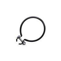Auspuff Schelle hinten schmal schwarz für Simson S51 KR51 Schwalbe Star Habicht Duo SR50 S53 SR80
