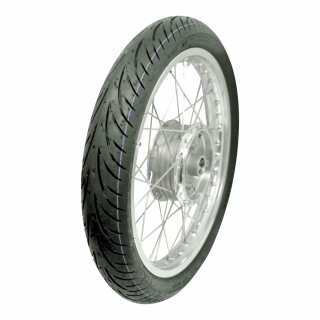 Komplettrad hinten mit Reifen Edelstahl Speichen 90/80 - 16, 46M TL, Sava Mitas MC26 Capri für Simson S51 S50 S70 S53 Habicht KR51 Schwalbe Sperber 3,00x16