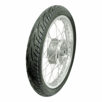 Komplettrad hinten mit Reifen Edelstahl Speichen 90/80 -...