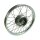 Premium Speichenrad, Alufelge poliert 1,50x16, Speichen Edelstahl für Simson S51 S50 S70 S53 Sperber Schwalbe Spatz Star Sperber Habicht Duo