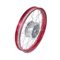 Speichenrad 1,50x16 Felge rot für Simson S51 S50 S70...