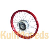 Speichenrad 1,50x16 Felge rot für Simson S51 S50 S70 S53 KR51 Schwalbe Star Sperber Habicht Spatz Duo