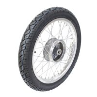 Komplettrad hinten auf Alufelge 16 Zoll für Simson...