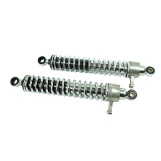 Stoßdämpfer 385mm verchromt Federbeine Federung hinten 2-fach verstellbar für MZ ETZ TS ES 125 150 250 251 301