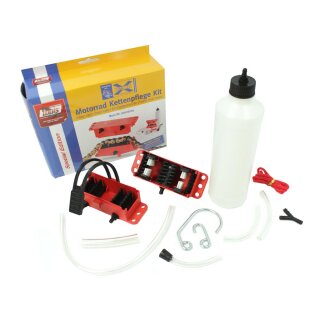 Kettenmax - Motorräder Kettenpflege Set für Honda Suzuki Yamaha Kawasaki MZ MUZ NSU Zündapp Simson Kreidler