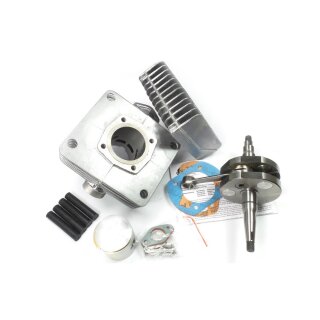 15PS RS904 SP Tuning Zylinder 4 Kanal mit Barikit Kolben Doppelauslass + Kurbelwelle für Simson S51 KR51/2 Schwalbe SR50 S53 Kit Motor 90 ccm