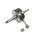 15PS RS904 SP Tuning Zylinder 4 Kanal mit Barikit Kolben Doppelauslass + Kurbelwelle für Simson S51 KR51/2 Schwalbe SR50 S53 Kit Motor 90 ccm