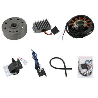 Lichtmaschine, kontaktlose Vape Zündung IWL Roller SR56 SR59 Berlin Pitty, Wiesel, Troll 12Volt 100W