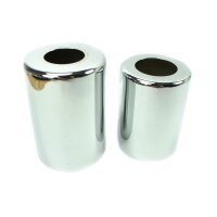 Chromkappen Hülsen Federbeine hinten Stoßdämpfer Hülsen MZ RT 125/1 125/2 125/3 BK350 Kappen obere + untere Chromhülse