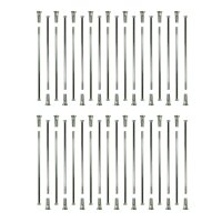 36x Speichen verchromt, Chrom 121mm für MZ ETZ 125...