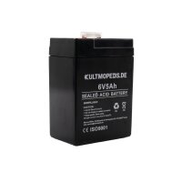 Batterie Gel Akku 6V 5Ah für Simson AWO KR51 Schwalbe Star Sperber Habicht & MZ ES TS  125 150 175 250 300 RT125 TS IWL Troll Wiesel EMW BK 350