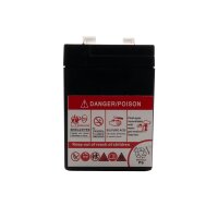 Batterie Gel Akku 6V 5Ah für Simson AWO KR51 Schwalbe Star Sperber Habicht & MZ ES TS  125 150 175 250 300 RT125 TS IWL Troll Wiesel EMW BK 350