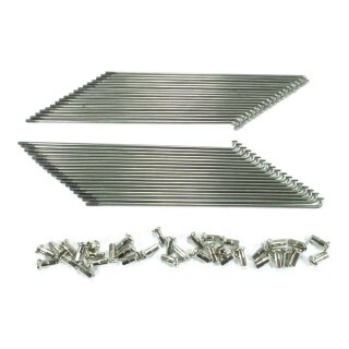 32x Speichen Nippel Edelstahl V2A für Simson SL1 Mofa 16x175mm 16x159mm M3