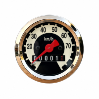 Limited Edition Simson Tachometer mit goldendem Ring SR2...