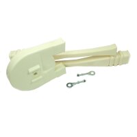 Kettenschutz 6-tlg.elfenbein für Simson Spatz K, KR51/1 Schwalbe, Star, Sperber, Habicht schwarz Kettenschläuche + Kettenkasten + Kettenspanner