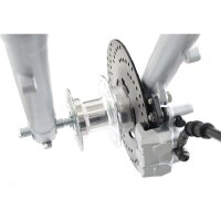 Komplett Umbausatz Scheibenbremse für Simson S51 S50 S70 SR50 SR80 S53 S83 Bremszange inkl Hauptbremszylinder 760mm