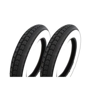 Paar Weißwand Reifen Mantel für Simson SR50 SR80 Roller SD50 Continental 3,00x12 M/C 47J