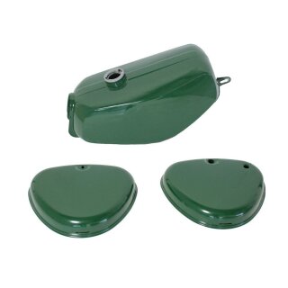 Lackset Tank + Seitendeckel billardgrün für Simson S51 S50 S70 Kraftstoffbehälter