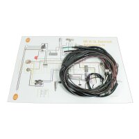 Kabelsatz Kabelbaum + Schaltplan für Simson KR51...