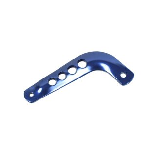 Simson Auspuff Halteblech S51 E S50 S51 S70 S53 OR E Enduro Strebe Lochblech hinten Blau