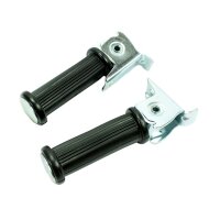 LST Left & Right Long Footboards With Hexagon Pattern For Simson Schwalbe KR51/1 KR51/2