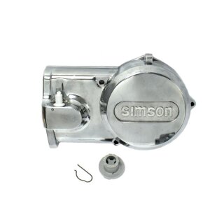 Simson Lichtmaschinendeckel poliert mit Tachoantrieb für 16Z montiert S51 S70 SR50 KR51/2 Schwalbe SD50 LiMa Motor Deckel