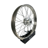 Felge Rad Scheibenbremse 1,60x17 Edelstahl Speichen für Simson S51 S50 S53 S70 S83
