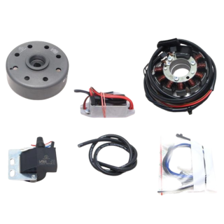 Lichtmaschine, kontaktlose Vape Zündung für Kreidler Florett 80 K80 LK600 + Mustang LK800 12V 100W DC Neu links drehend