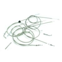 Set 7 Bowdenzüge Seilzüge grau Simson KR50 (bis...