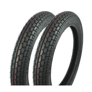Paar Heidenau K34 Reifen Mantel Rad 3,50x19 57H M/C 19 Zoll vorn/hinten für Simson AWO 425 Sport Touren BK350 EMW BMW R35