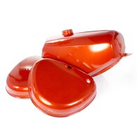 Premium Lackset Tank + Seitendeckel orange metallic...