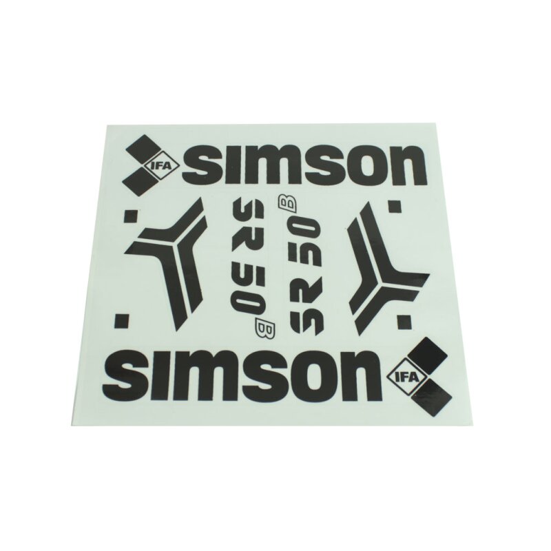Aufkleber Rahmen Beinschutz Simson SR50 - Ersatzteile