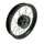 Felge 2,15x16 breit schwarz + Nabe mit Speichen Edelstahl für Simson S51 S50 S53 Spatz Star Star Sperber Habicht KR51 Schwalbe Duo