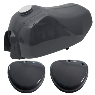 Tank + 2 Seitendeckel für Simson S53, S83, auch S51 S50 S70 Kraftstoffbehälter anthrazit grau RAL7016