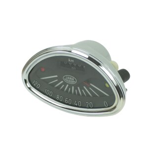 Tachometer für Jawa Panelka 250ccm Typ 559 oval 120km/h