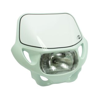 Acerbis Scheinwerfer Lampenmaske Tuning weiß Simson S51 S51E S50 S70 S70E 50TS 50SC